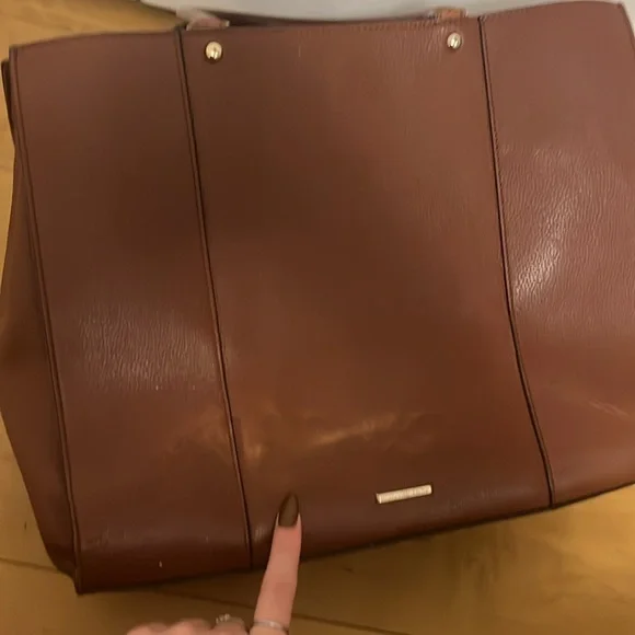 REBECCA MINKOFF brown tote bag H: 11”, L: 14”, W: 4.5” - Picture 6 of 9